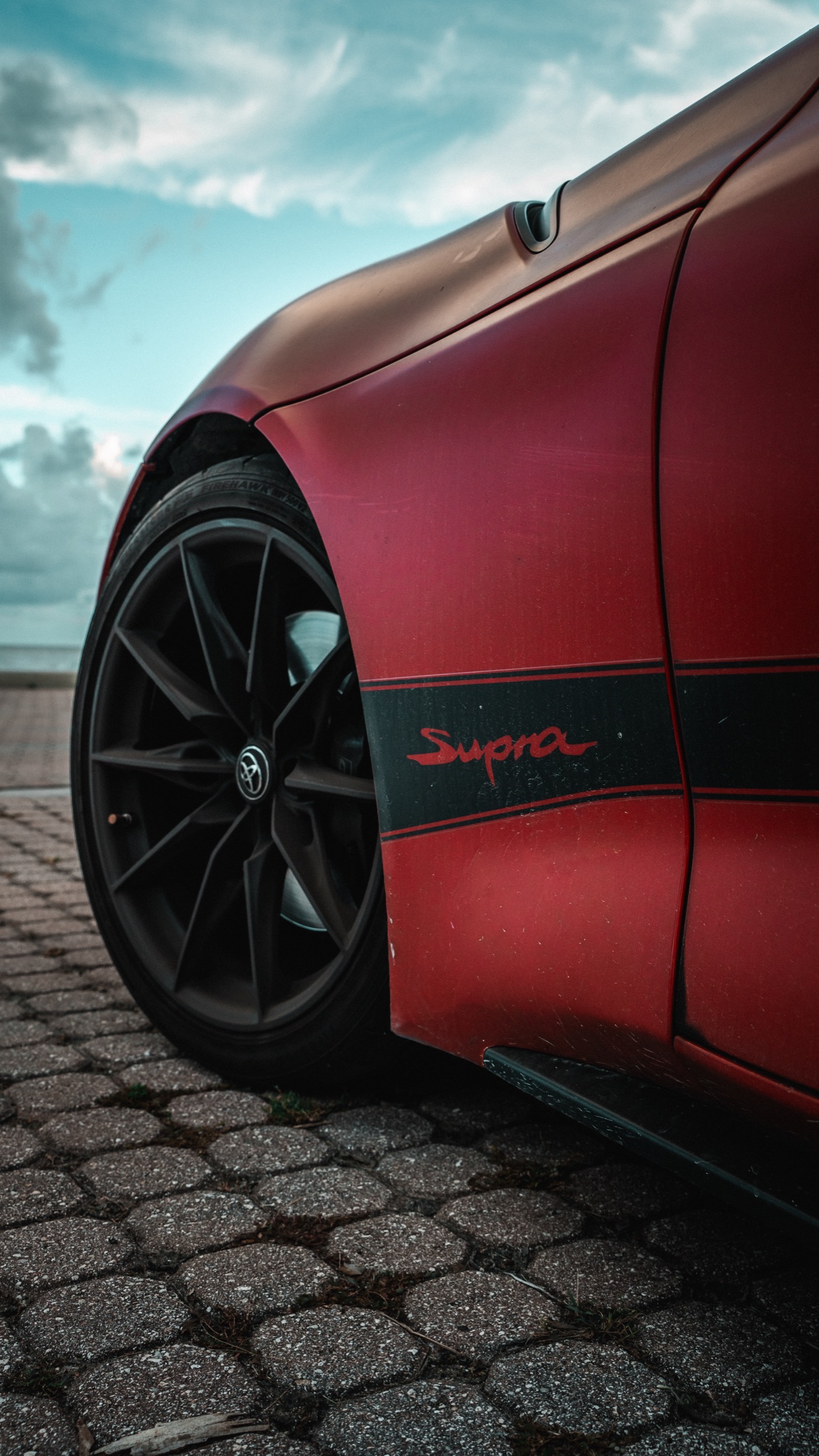 Supra wheel and badge detail